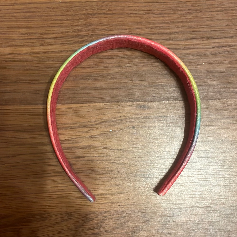 Rainbow glitter headband